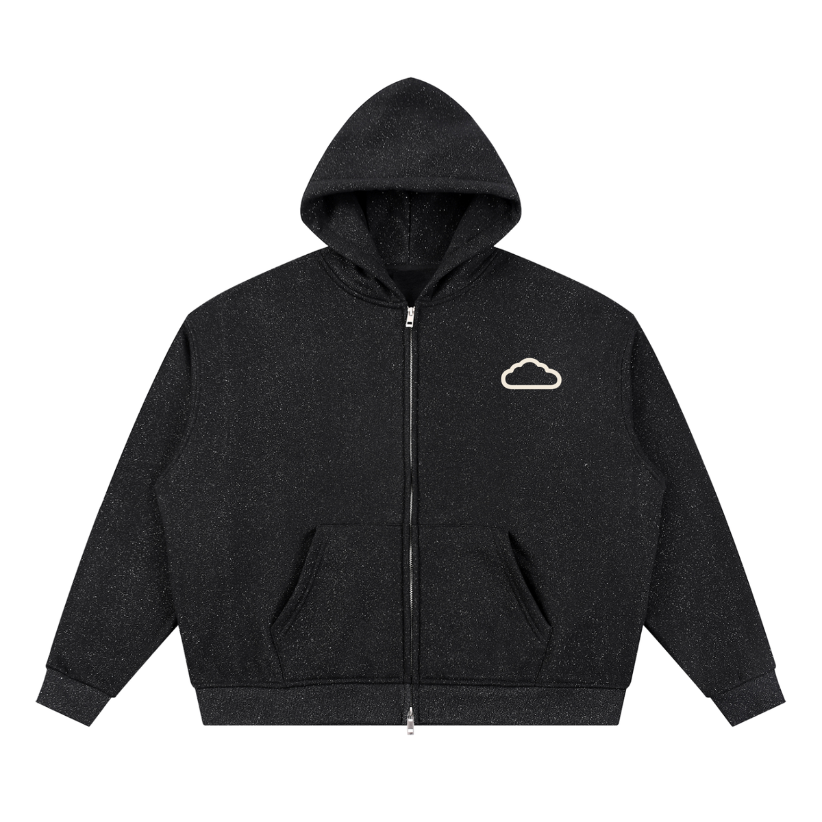 CloudyWingz,HouseofClouds,Glitter,ZipupHoodie,Apparel,merch,Streetwear,fashion
