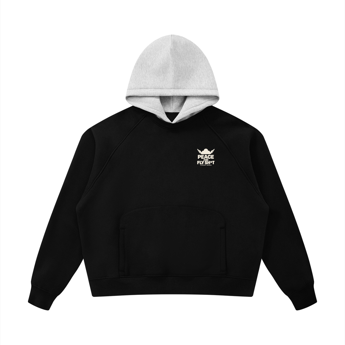 HouseofClouds,Streetwear,CloudyWingz,Hoodie,Peace,Fly,Style,Swag,Drip,merch,Apparel