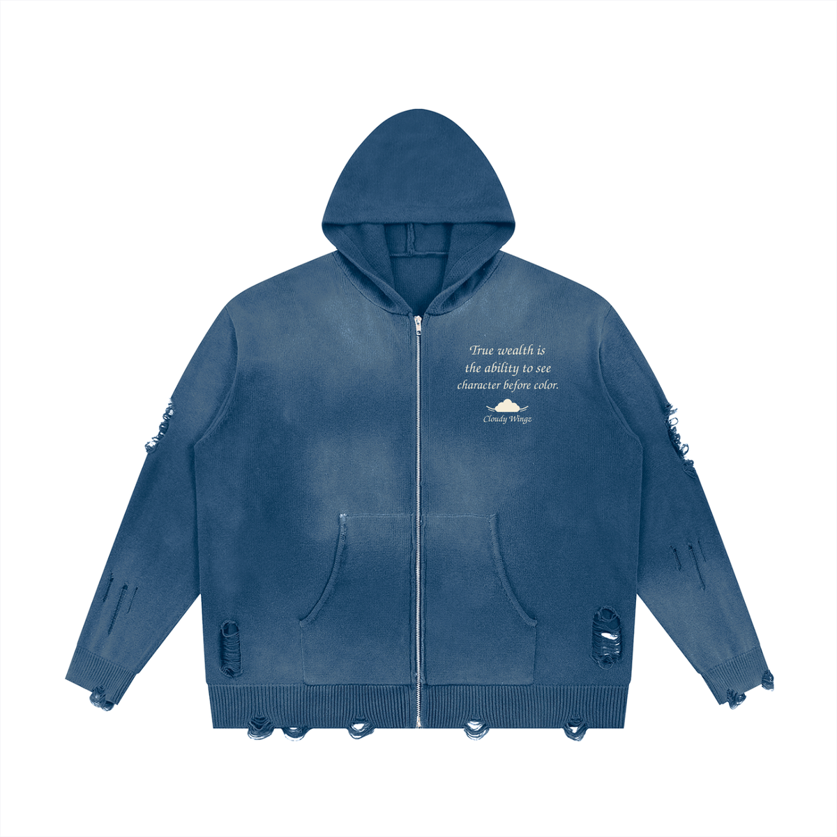 CloudyWingz,HouseofClouds,Racism,RacismisPoverty,CharacterBeforeColor,StatementTee,GraphicTee,Streetwear,Hoodie,Sweater,Sweatshirt,Unisex,AntiRacism,Tapstitch